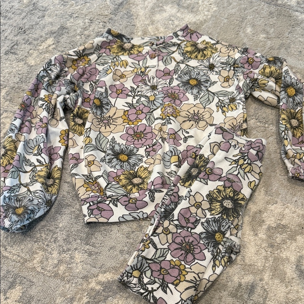 Jessica Simpson Floral Kids Matching Set - 6X